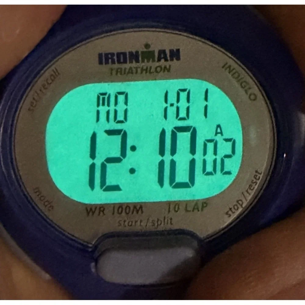 Timex T5K784 Ironman Ladies Watch 10 Lap Triathlon New Battery 34MM 7.5